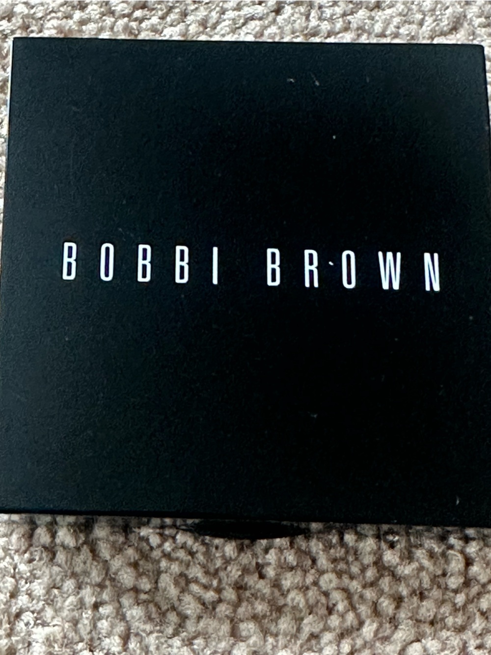 Bobbi Brown Black Compact with White Logo new without box